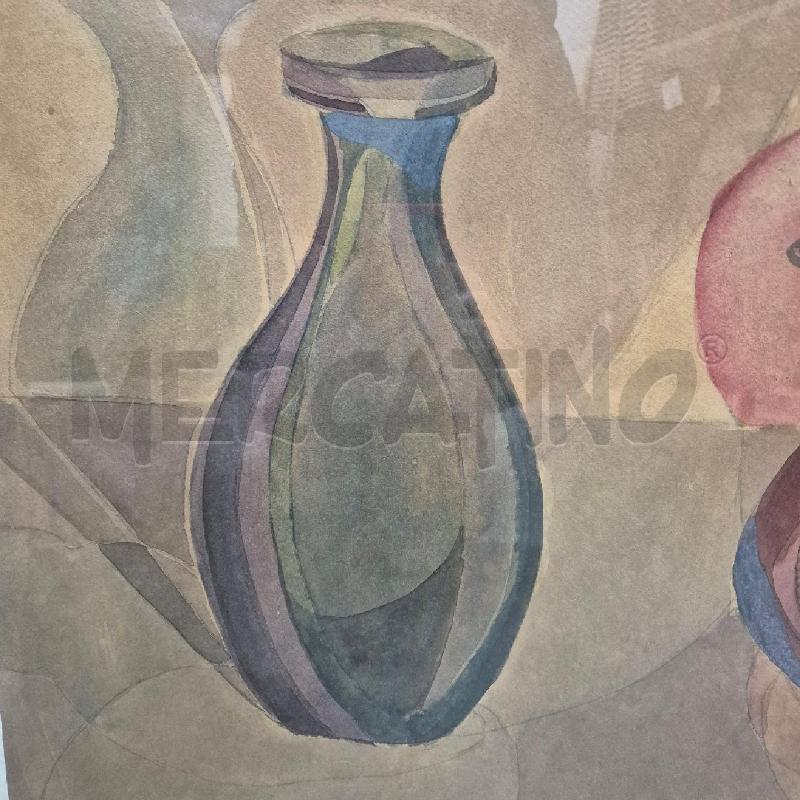 QUADRO ACQUERELLO BROCCHE OMBRATE | Mercatino dell'Usato Cervia 3