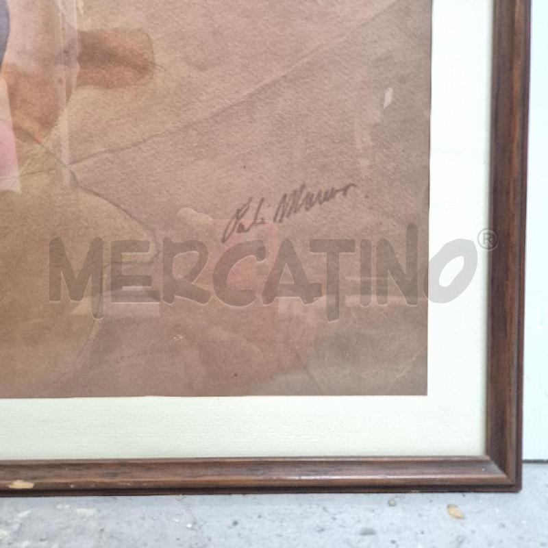 QUADRO ACQUERELLO BROCCHE OMBRATE | Mercatino dell'Usato Cervia 4