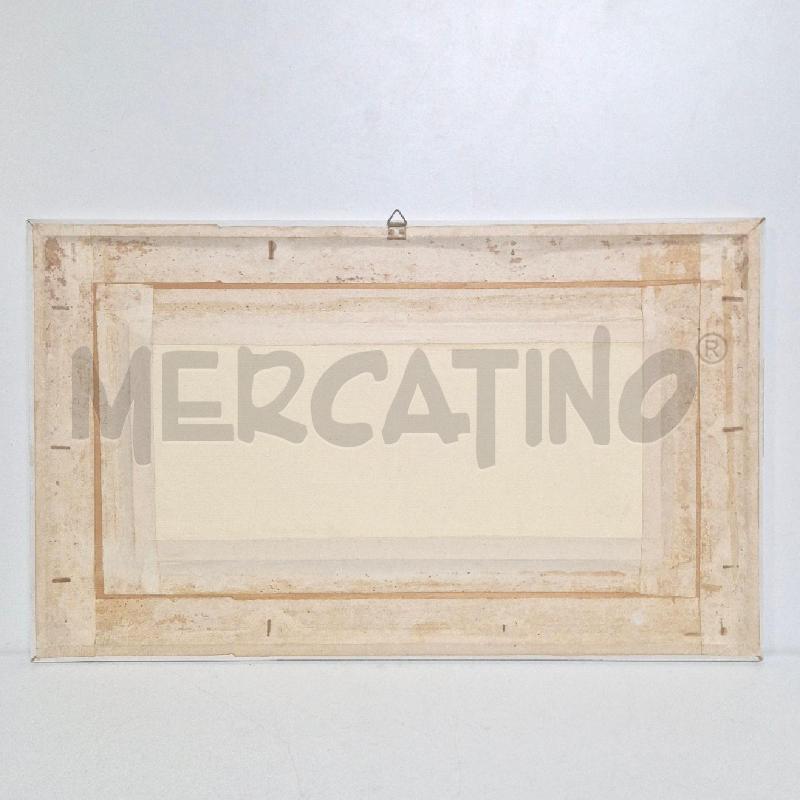 QUADRO AQUERELLO PAESAGGIO MARINO RETTANGOLARE | Mercatino dell'Usato Cervia 5