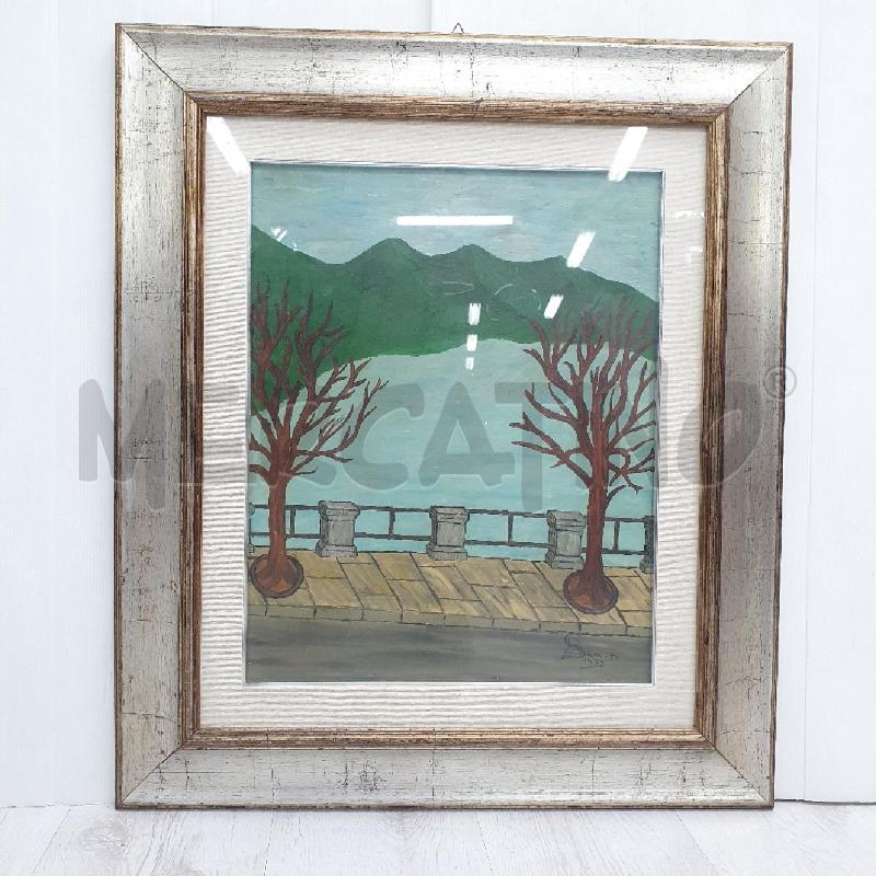 QUADRO BRUNO SAMORÌ ALBERI LUNGOLAGO | Mercatino dell'Usato Cervia 1
