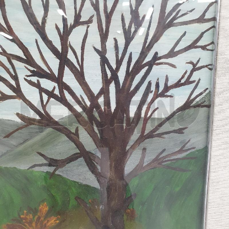 QUADRO BRUNO SAMORÌ ALBERO AUTUNNALE | Mercatino dell'Usato Cervia 2