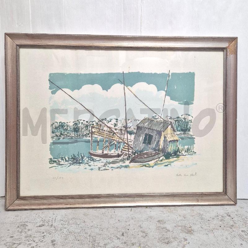 QUADRO DALLA CASA ALBERTO CAPANNO PESCA | Mercatino dell'Usato Cervia 1