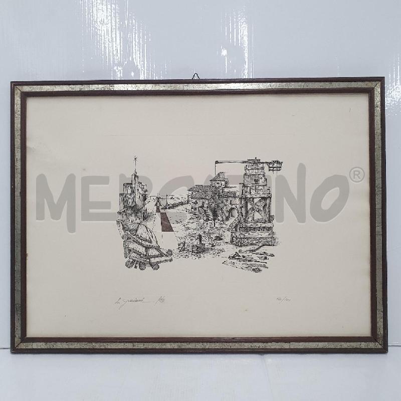 QUADRO DIPINTO LUDOVICO GRAZIANI NUMERATO | Mercatino dell'Usato Cervia 1