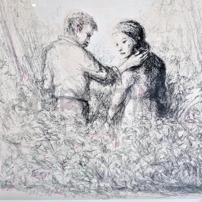 QUADRO DOMENICO PURIFICATO LITOGRAFIA NUMERATA | Mercatino dell'Usato Cervia 2