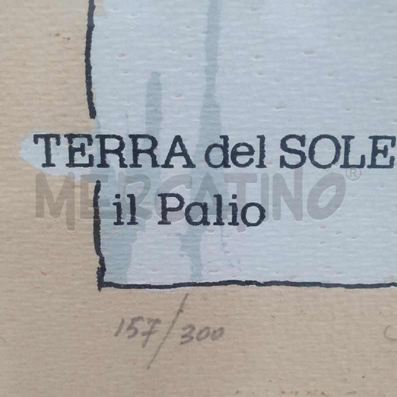 QUADRO EGIDIO SAMORÌ TERRA DEL SOLE IL PALIO | Mercatino dell'Usato Cervia 4