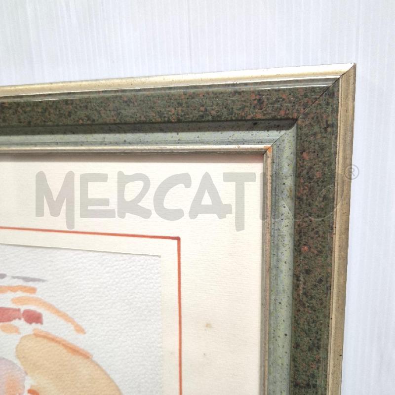 QUADRO FRANCESCO VERLICCHI ACQUERELLO ASTRATTO | Mercatino dell'Usato Cervia 3