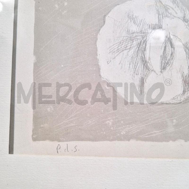 QUADRO FRANCESCO VERLICCHI CARBONCINO NATURA MORTA | Mercatino dell'Usato Cervia 3