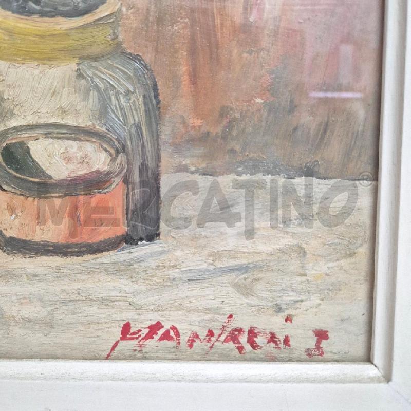 QUADRO MANFREDI OLIO SU FAESITE NATURA MORTA | Mercatino dell'Usato Cervia 3