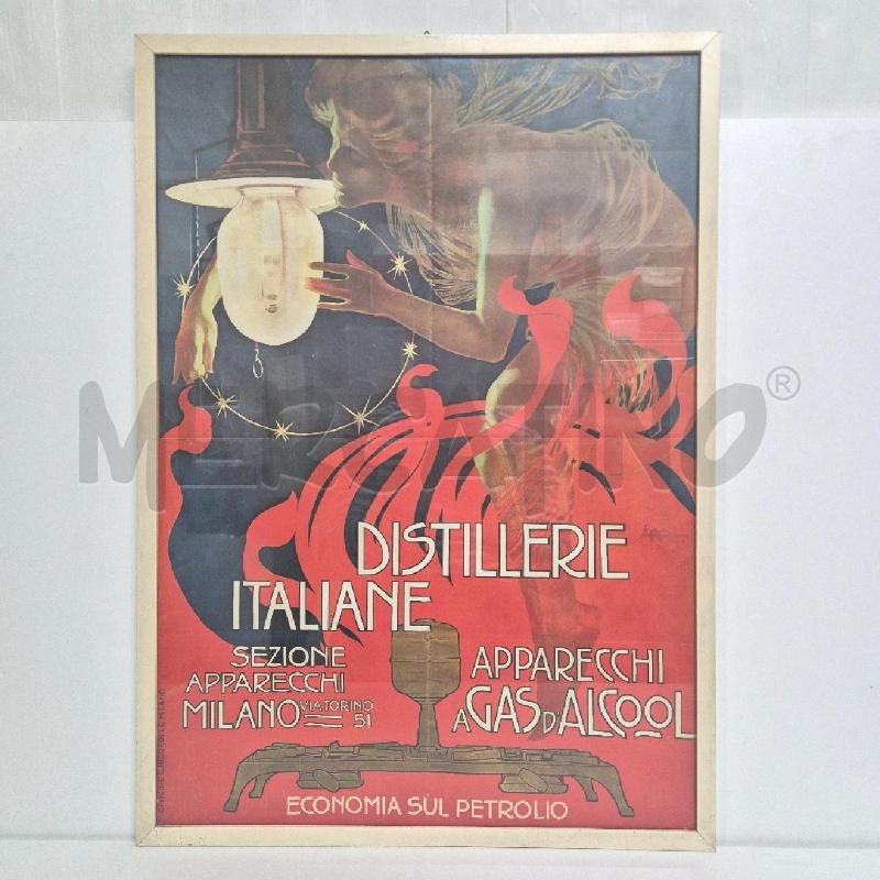 QUADRO MANIFESTO DISTILLERIE ITALIANE | Mercatino dell'Usato Cervia 1
