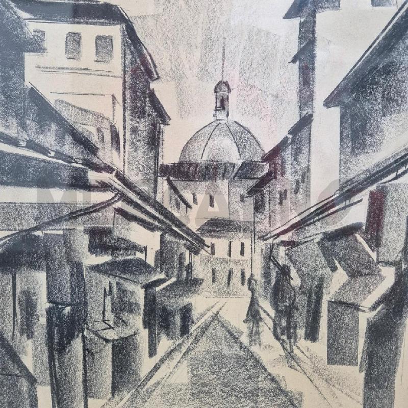 QUADRO MATITA B. CAPORICCI STRADA DI CITTÀ | Mercatino dell'Usato Cervia 2