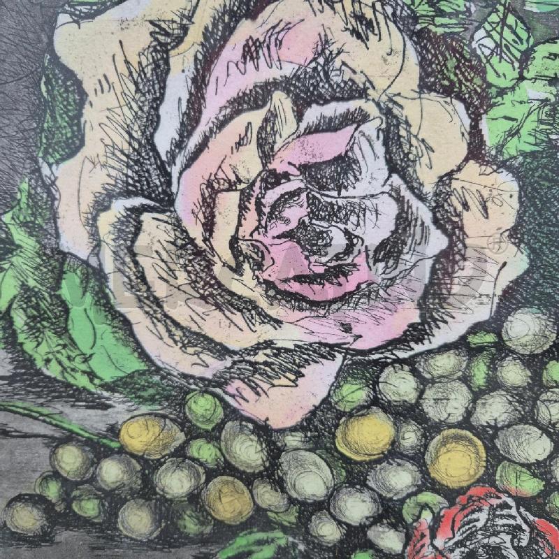 QUADRO MATITA SALVI UVA FIORI | Mercatino dell'Usato Cervia 2