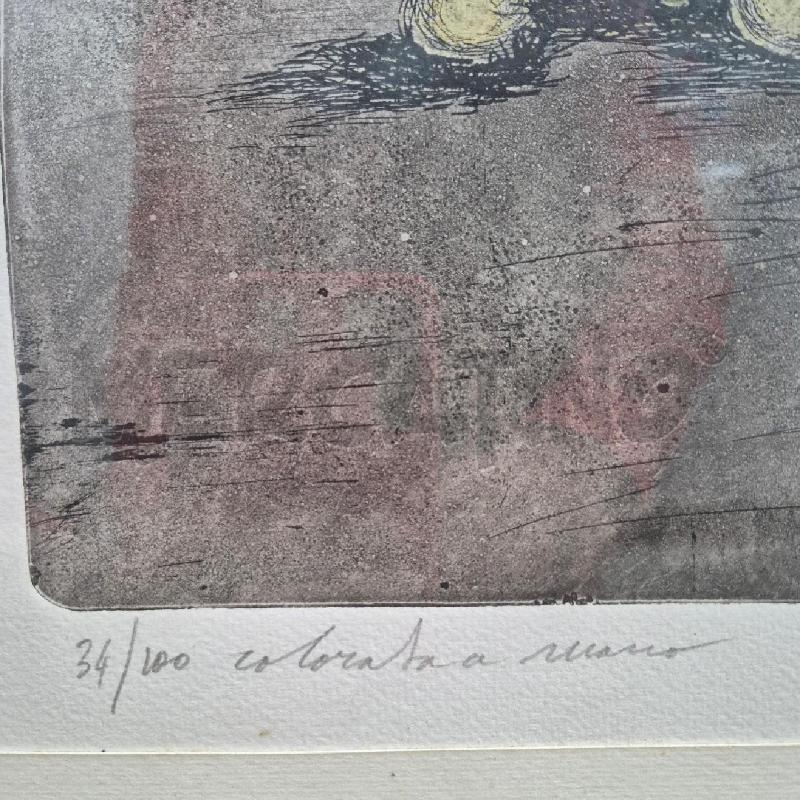QUADRO MATITA SALVI UVA FIORI | Mercatino dell'Usato Cervia 4