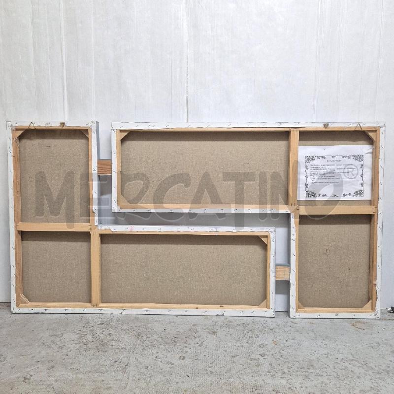 QUADRO MISTO ACRILICO ASTRATTO ROSSO BIANCO GRIGIO | Mercatino dell'Usato Cervia 5