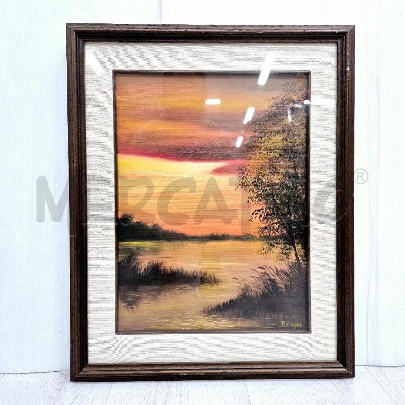 QUADRO NINO ZAGNI TRAMONTO  | Mercatino dell'Usato Cervia 1