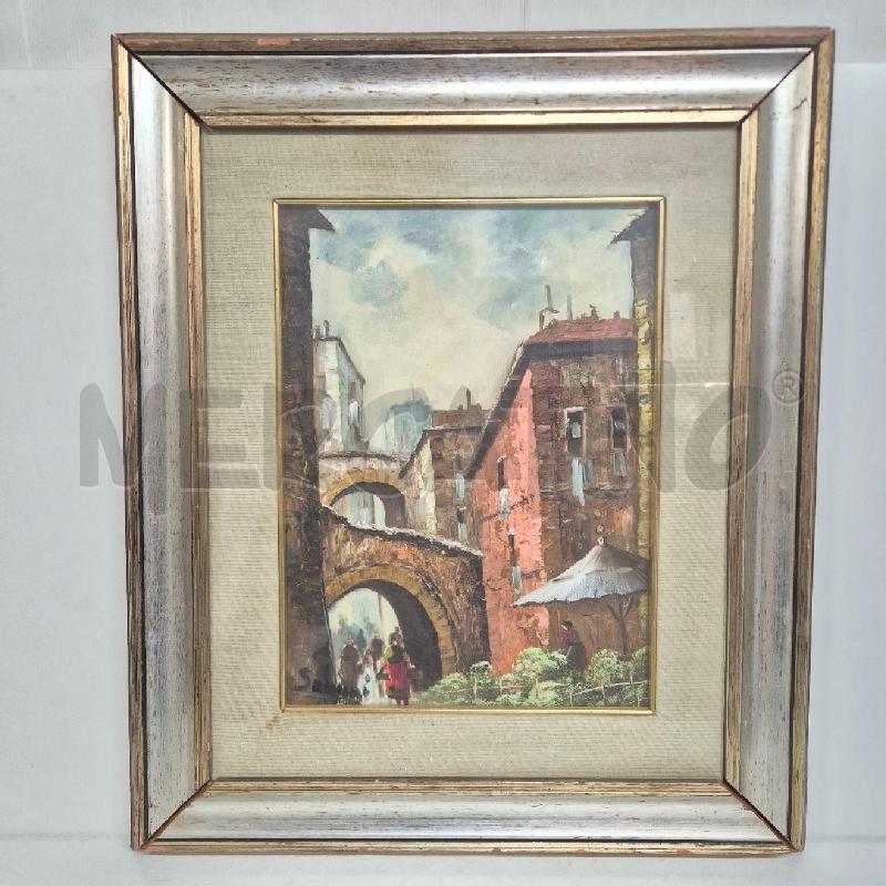 QUADRO OLIO CASE BORGO SALVINI | Mercatino dell'Usato Cervia 1