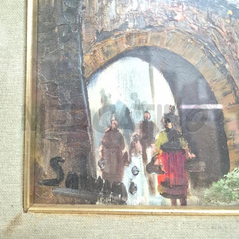 QUADRO OLIO CASE BORGO SALVINI | Mercatino dell'Usato Cervia 3