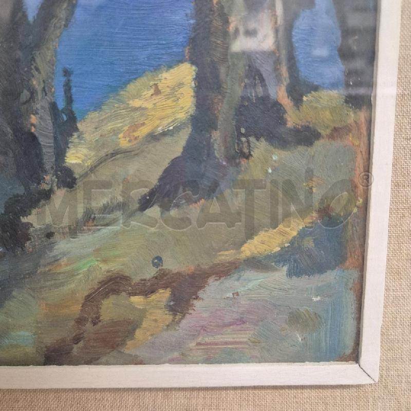QUADRO OLIO PAESAGGIO LACUSTRE | Mercatino dell'Usato Cervia 3