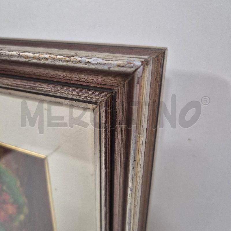 QUADRO OLIO SU FAESITE FIORI ROSSI | Mercatino dell'Usato Cervia 4