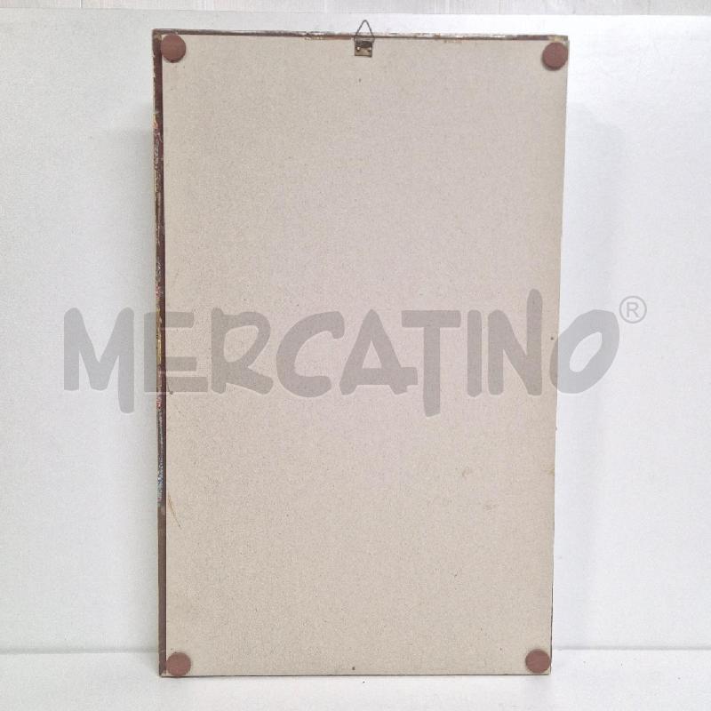 QUADRO OLIO SU FAESITE FIORI ROSSI | Mercatino dell'Usato Cervia 5