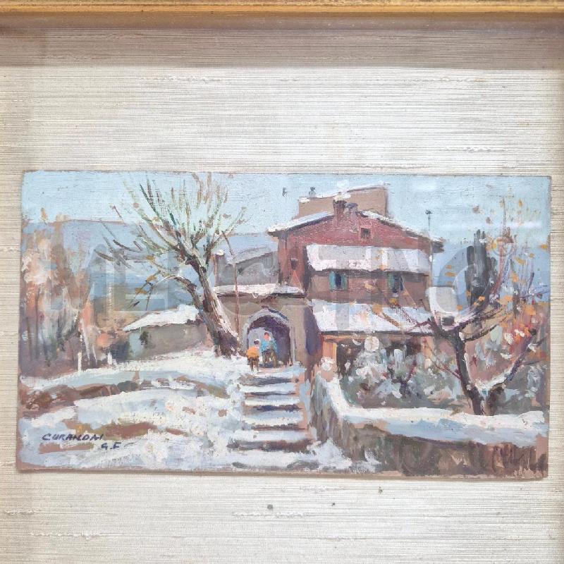 QUADRO OLIO SU FAESITE GIANFRANCO CURANDAI | Mercatino dell'Usato Cervia 2