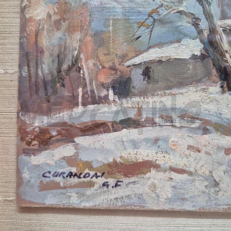 QUADRO OLIO SU FAESITE GIANFRANCO CURANDAI | Mercatino dell'Usato Cervia 3