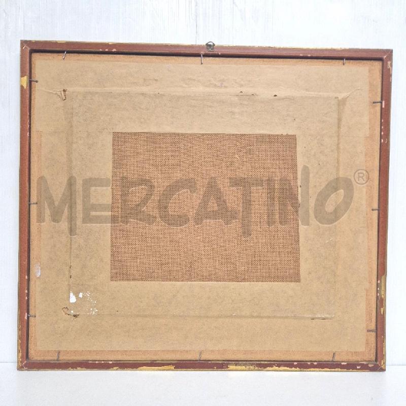 QUADRO OLIO SU FAESITE PLACCI PAESAGGIO LACUSTRE | Mercatino dell'Usato Cervia 5