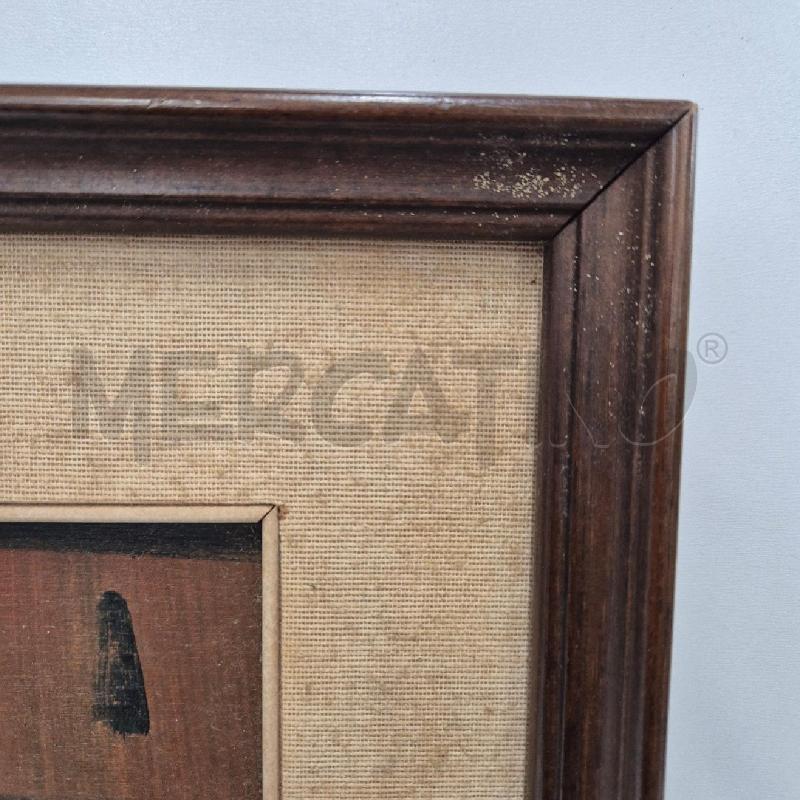 QUADRO OLIO SU FAESITE SANTINI UOMINI CARROZZA | Mercatino dell'Usato Cervia 4