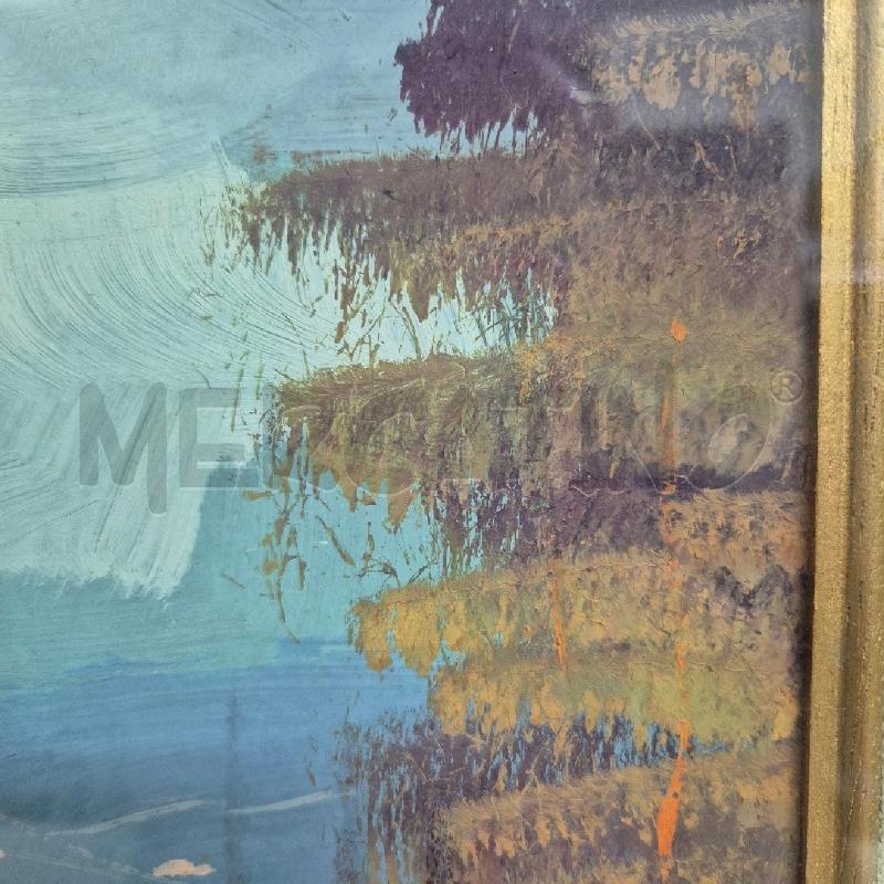 QUADRO OLIO SU FAESITE STRADA DI CAMPAGNA | Mercatino dell'Usato Cervia 2