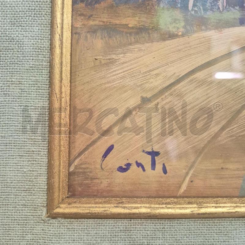 QUADRO OLIO SU FAESITE STRADA DI CAMPAGNA | Mercatino dell'Usato Cervia 3