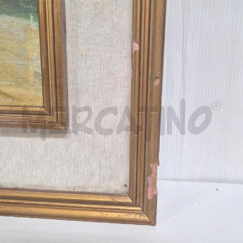 QUADRO OLIO SU TELA ALDO PIRONTI PAESAGGIO | Mercatino dell'Usato Cervia 4