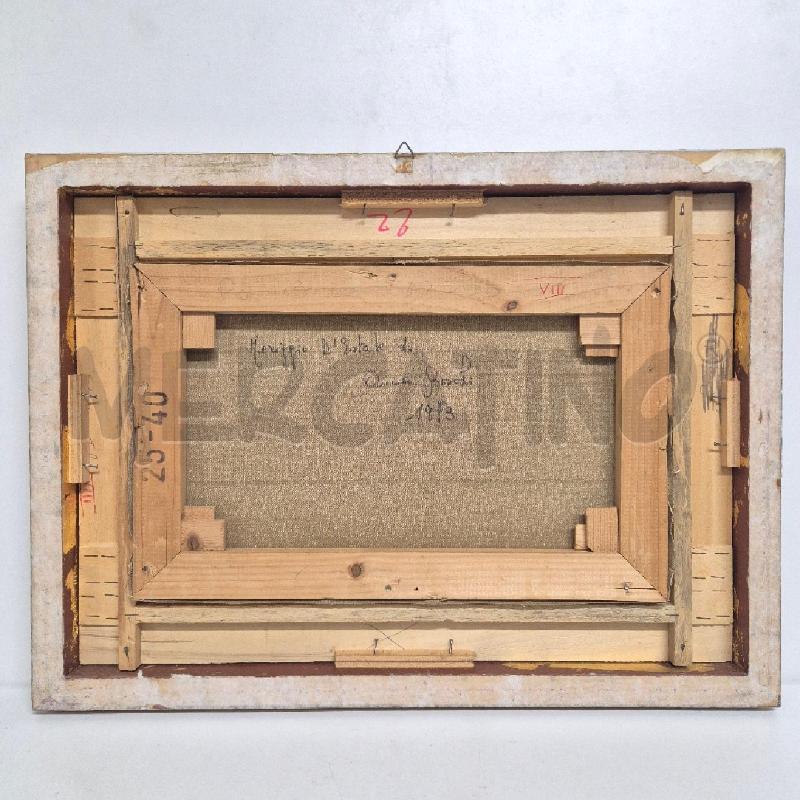 QUADRO OLIO SU TELA ANNA BOSCHI MERIGGIO D'ESTATE | Mercatino dell'Usato Cervia 5