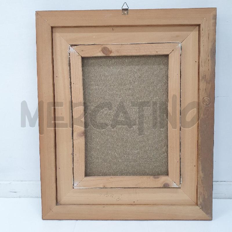QUADRO OLIO SU TELA BARLINI CASCATA CASA IN LONTANANZA | Mercatino dell'Usato Cervia 5