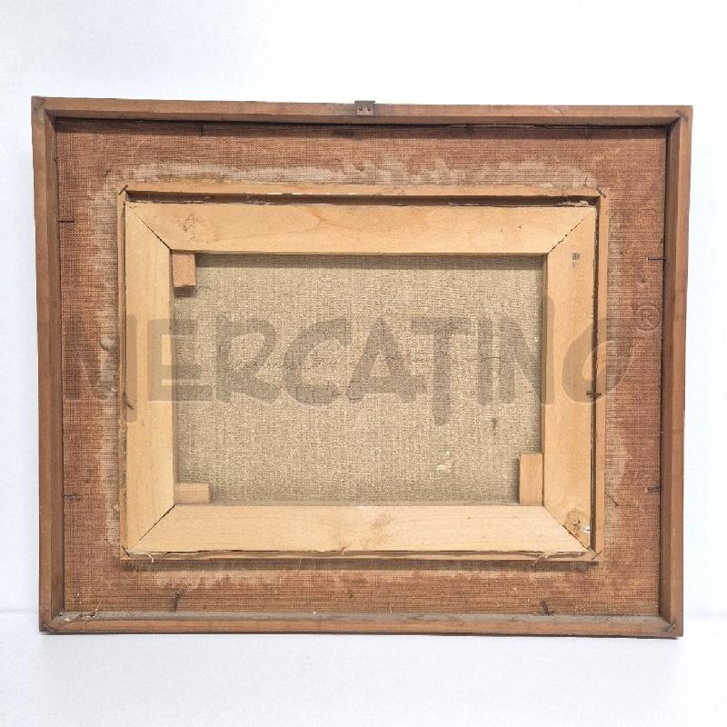 QUADRO OLIO SU TELA BORGHETTO PESCATORI | Mercatino dell'Usato Cervia 5