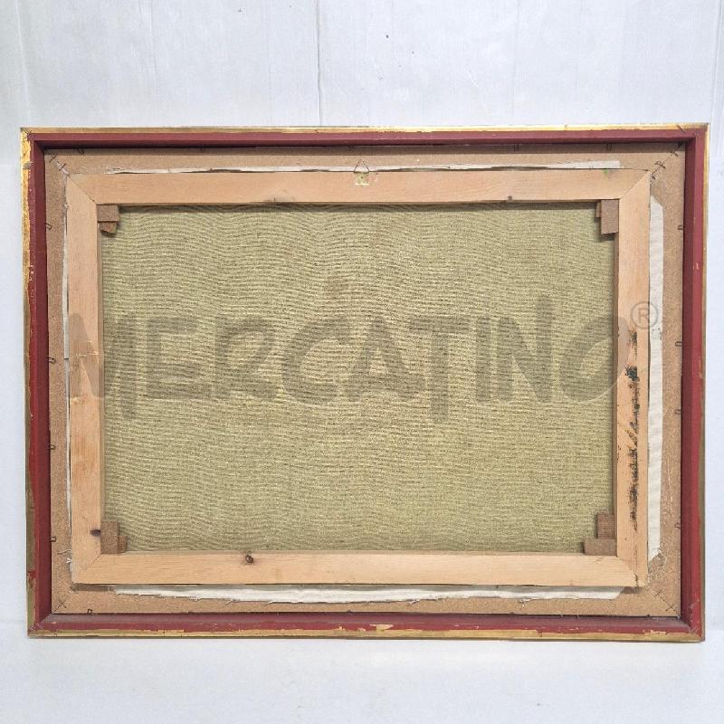 QUADRO OLIO SU TELA BORGHETTO SUL LAGO | Mercatino dell'Usato Cervia 5