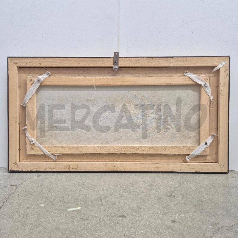 QUADRO OLIO SU TELA BORGHETTO SUL MARE | Mercatino dell'Usato Cervia 5