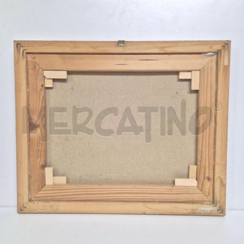 QUADRO OLIO SU TELA CASETTA NEL BOSCO | Mercatino dell'Usato Cervia 5