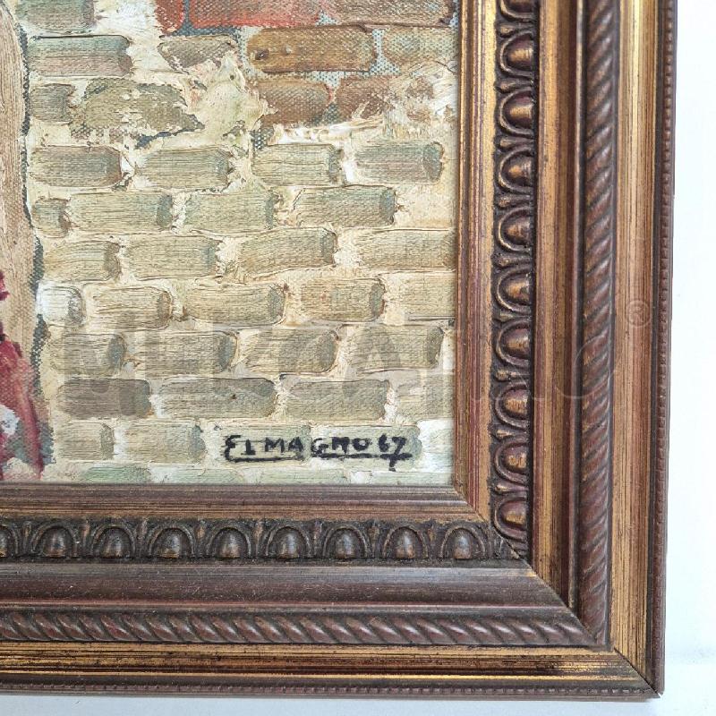 QUADRO OLIO SU TELA CRICIFISSIONE | Mercatino dell'Usato Cervia 4