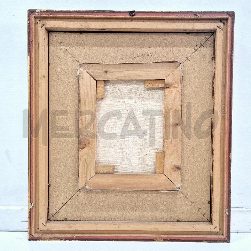 QUADRO OLIO SU TELA DONNA VESTITO CELESTE | Mercatino dell'Usato Cervia 5