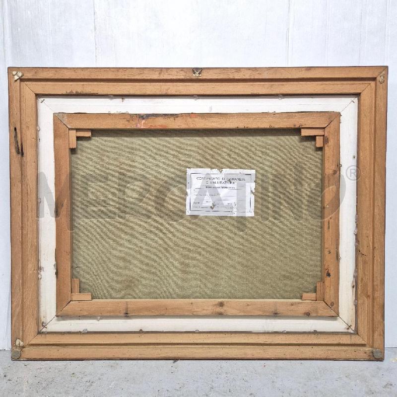 QUADRO OLIO SU TELA D'AMICO MERCATO | Mercatino dell'Usato Cervia 5