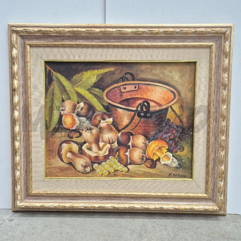 QUADRO OLIO SU TELA F. LETIZIA | Mercatino dell'Usato Cervia 1