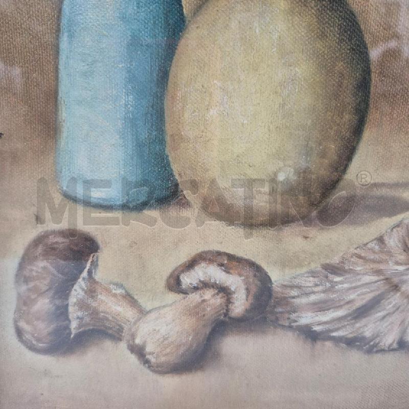 QUADRO OLIO SU TELA FOSCHI BROCCHE FUNGHI | Mercatino dell'Usato Cervia 2