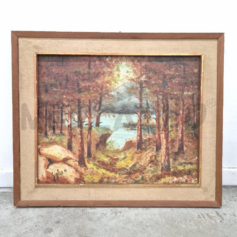 QUADRO OLIO SU TELA GIGLIO  | Mercatino dell'Usato Cervia 1