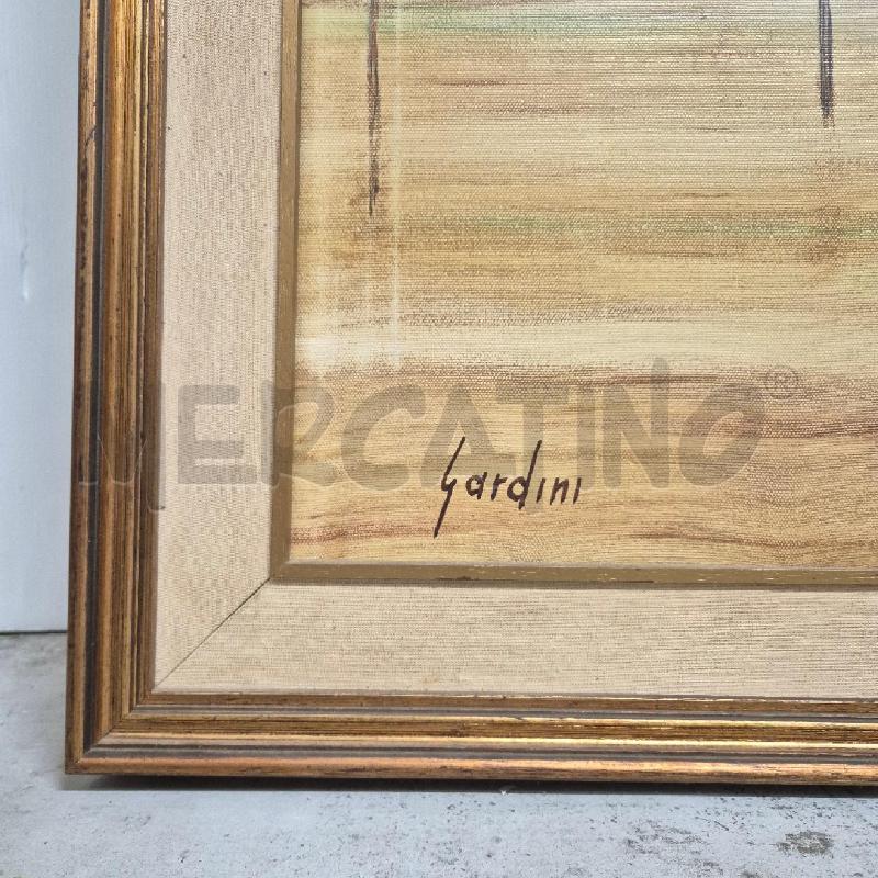 QUADRO OLIO SU TELA GIORDANO GARDINI CANALE  | Mercatino dell'Usato Cervia 4
