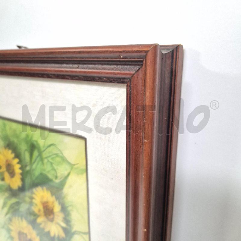 QUADRO OLIO SU TELA GIRASOLI | Mercatino dell'Usato Cervia 3