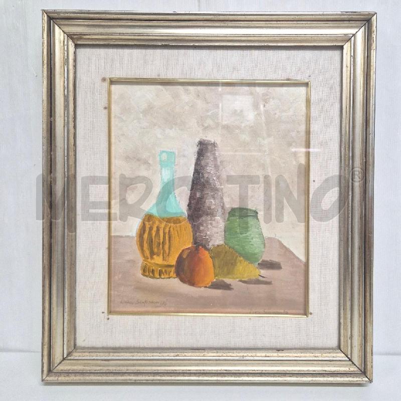 QUADRO OLIO SU TELA LUCA SUPRANI NATURA MORTA | Mercatino dell'Usato Cervia 1