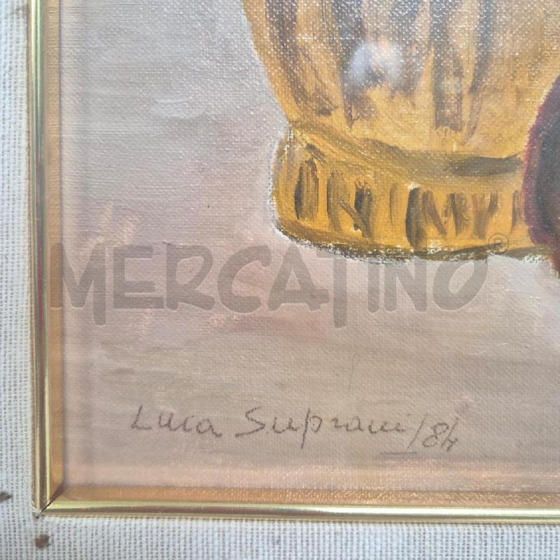 QUADRO OLIO SU TELA LUCA SUPRANI NATURA MORTA | Mercatino dell'Usato Cervia 3