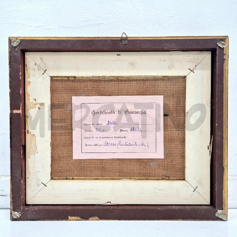 QUADRO OLIO SU TELA MELLE STRADA IN CITTÀ | Mercatino dell'Usato Cervia 5