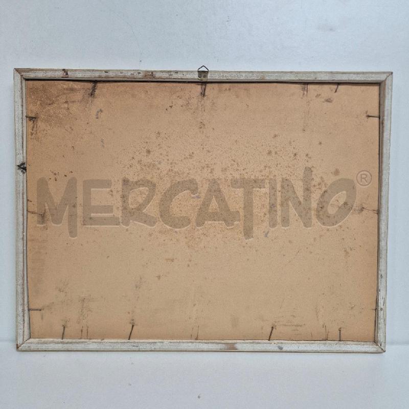 QUADRO OLIO SU TELA MONTANARI CASE SU FIUME | Mercatino dell'Usato Cervia 5