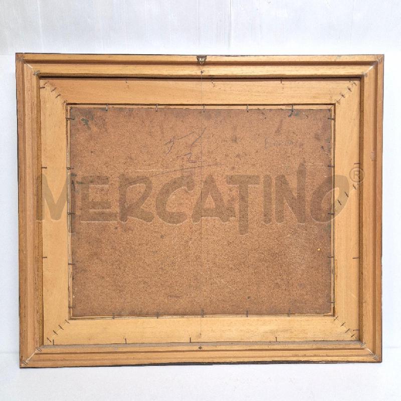 QUADRO OLIO SU TELA PAESINO IN CAMPAGN | Mercatino dell'Usato Cervia 5