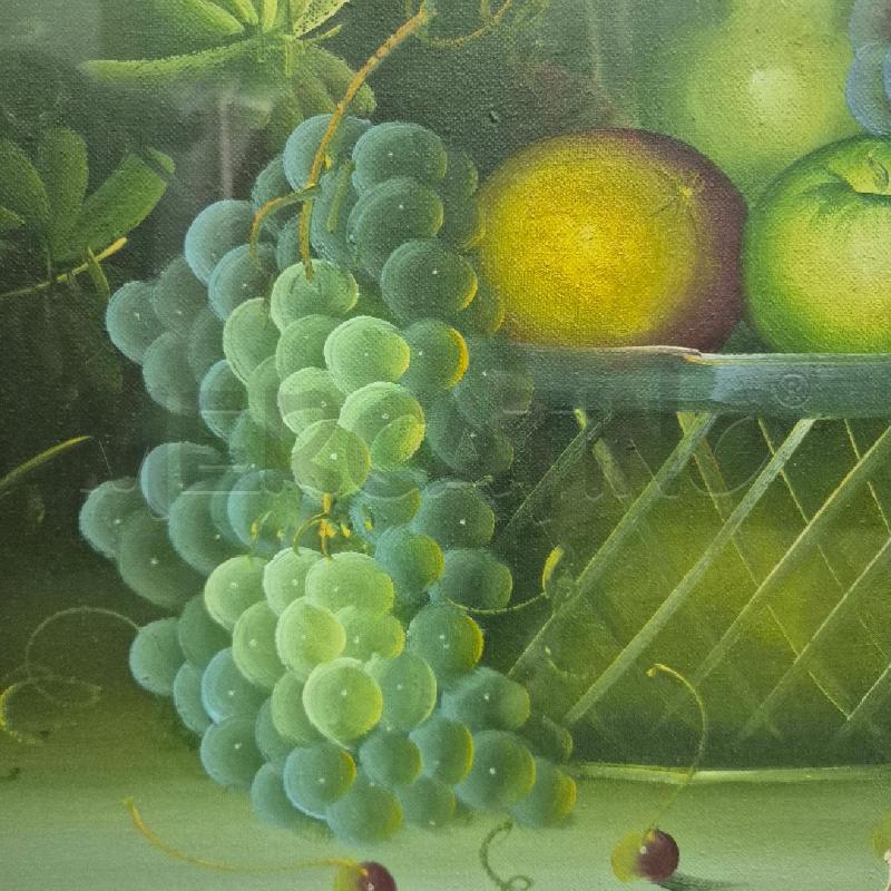 QUADRO OLIO SU TELA R.GATI VASO CON FRUTTA | Mercatino dell'Usato Cervia 2